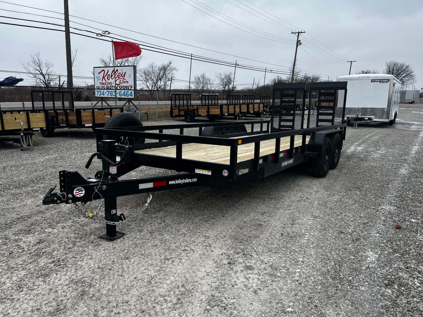 New 2026 Sure-Trac 7x20 Tube Top 14K Utility Trailer