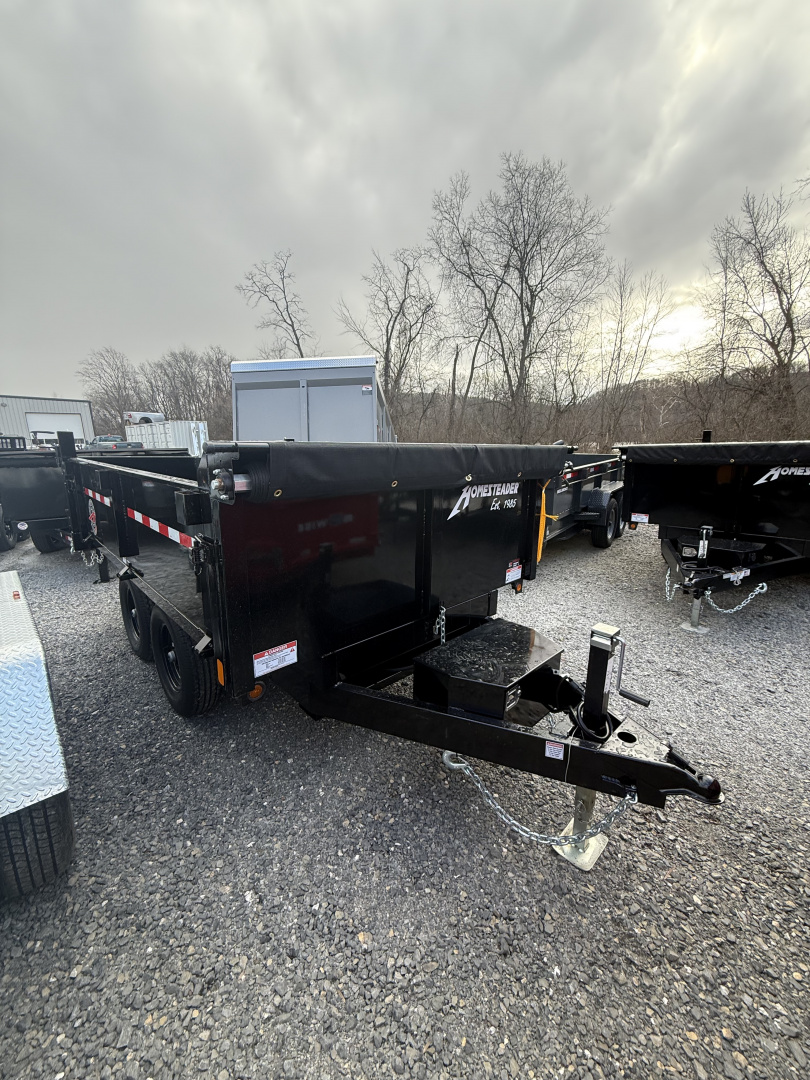 New 2026 Homesteader 6x10 Deckover Dump - 10k - Barn Door Rear - CURBSIDE DROP ONLY