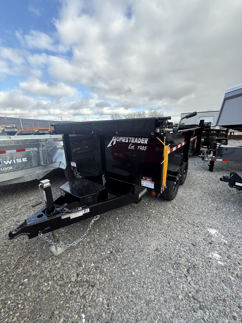 New 2026 Homesteader 6x10 Deckover Dump - 10k - Barn Door Rear - CURBSIDE DROP ONLY