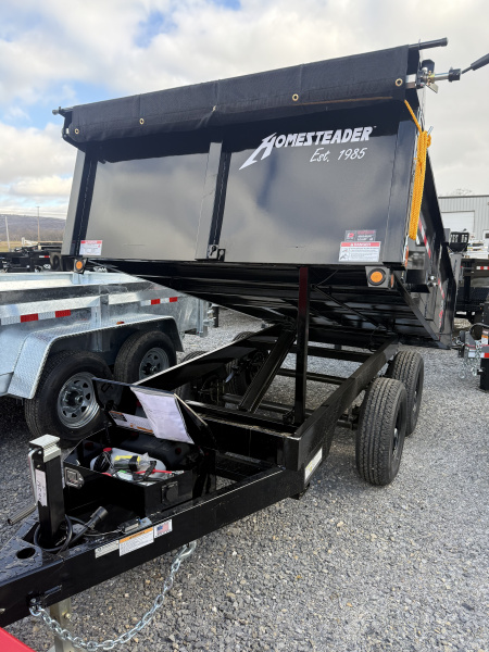 New 2026 Homesteader 6x10 Deckover Dump - 10k - Barn Door Rear - CURBSIDE DROP ONLY