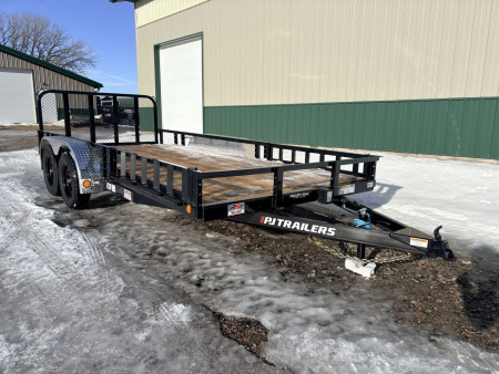 New 2026 16'x83  7k PJ Channel Tandem Utility Trailer