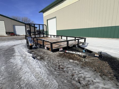 New 2026 14'x83  PJ Channel Utility Trailer - 5200lb Brake