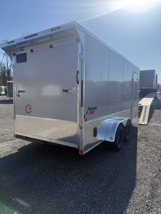 New 2026 Homesteader 7x16IT V-Nose - 7' Interior - SILVER - OHV PKG. ATV/UTV TRAILER