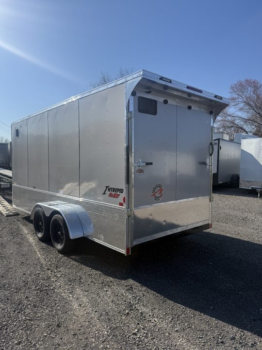 New 2026 Homesteader 7x16IT V-Nose - 7' Interior - SILVER - OHV PKG. ATV/UTV TRAILER