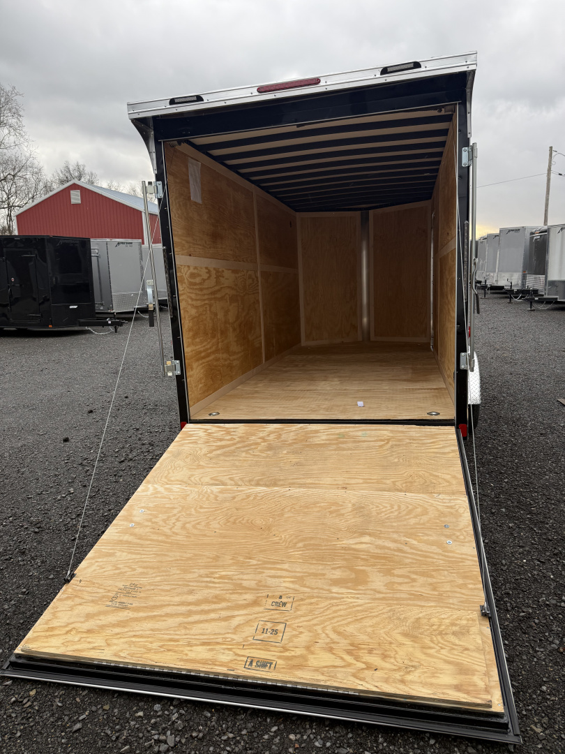 New 2026 Homesteader 7x16IT V-Nose - 7' Interior - BLACK - OHV PKG.