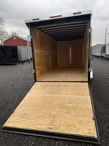 New 2026 Homesteader 7x16IT V-Nose - 7' Interior - BLACK - OHV PKG.