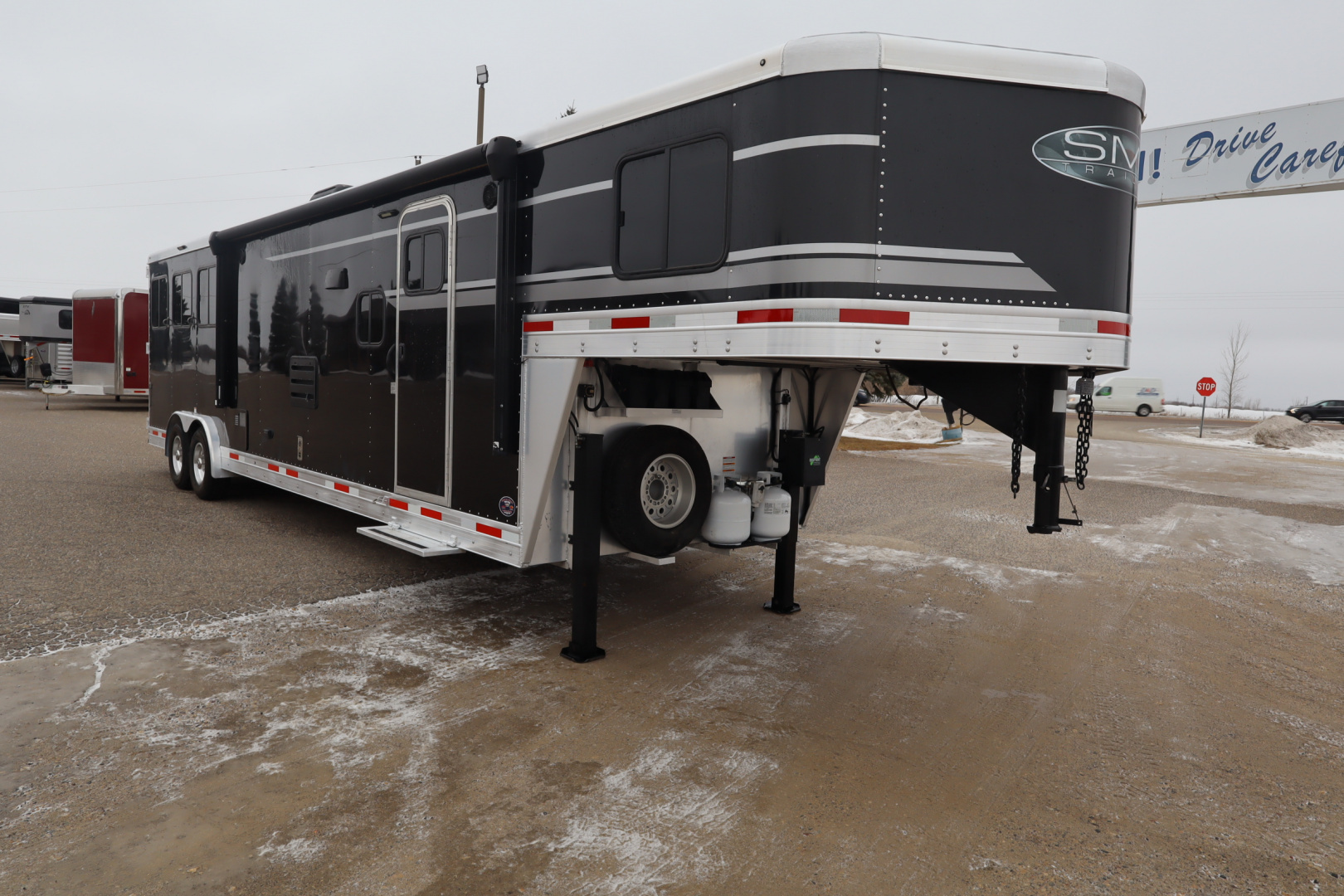 Used 2022 SMC 3 Place LQ W/Slide Horse Trailer