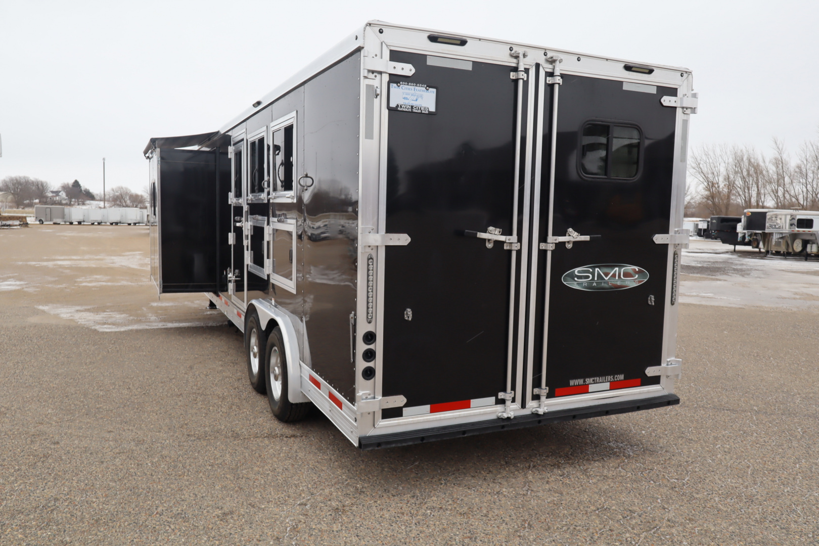 Used 2022 SMC 3 Place LQ W/Slide Horse Trailer