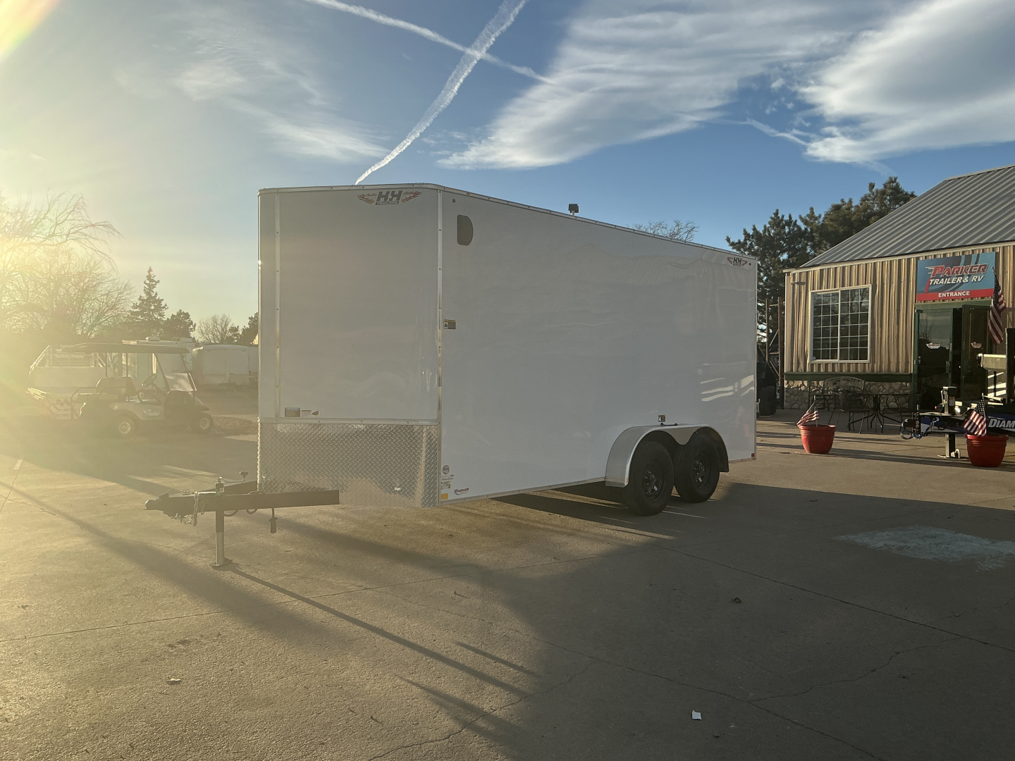 New 2025 H&H Trailers H8416TFTV-070 Cargo / Enclosed Trailer