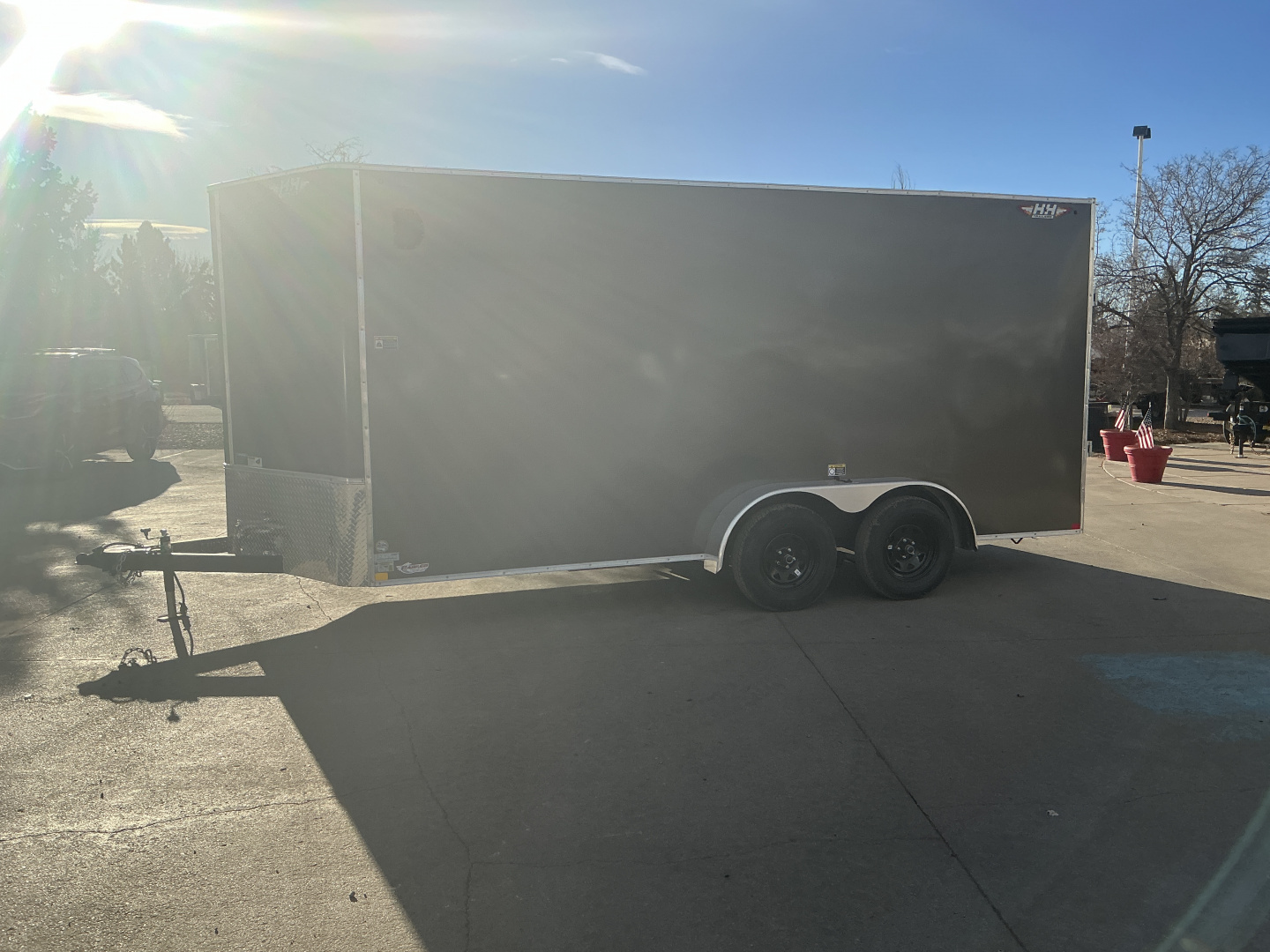 New 2025 H&H Trailers H8416TFTV-070 Cargo / Enclosed Trailer