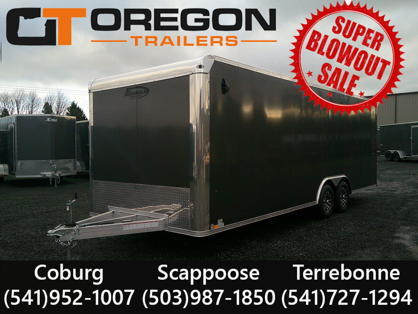 New 2026 Formula Trailers 8.5x24 10K Aluminum Car Hauler