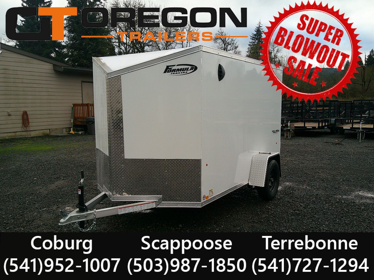 New 2026 Formula Trailers 6x10 3K Aluminum Cargo / Enclosed Trailer