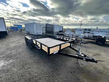 New 2026 Sure-Trac 7X16 7K Tub Top ATV Utility Trailer