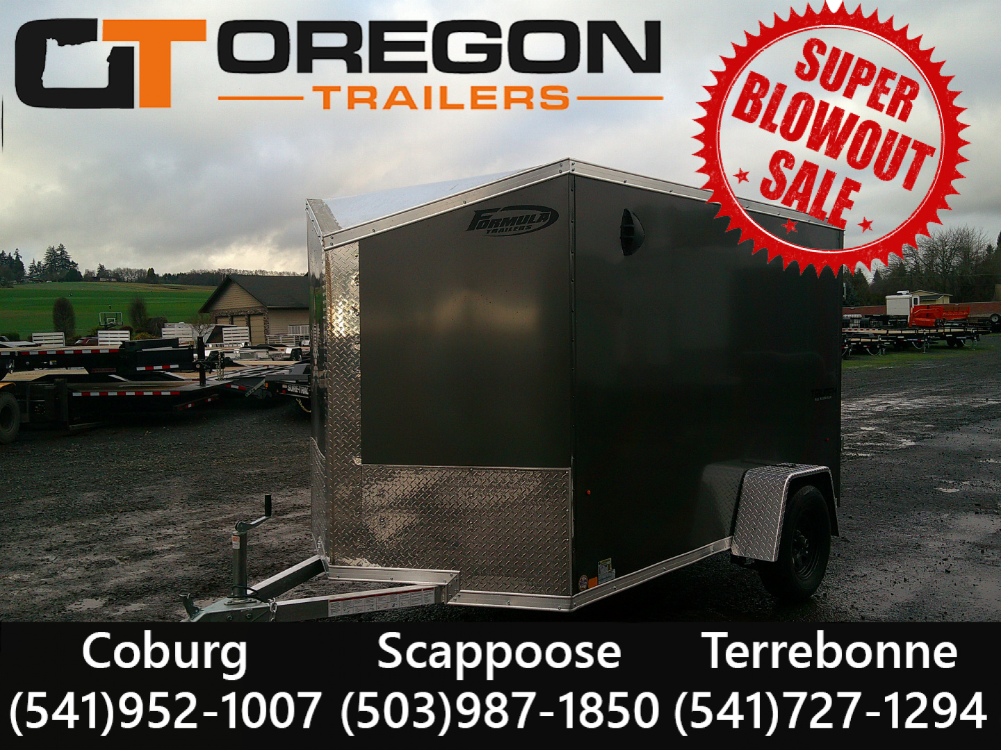 New 2026 Formula Trailers 6x10 3k Aluminum Cargo / Enclosed Trailer