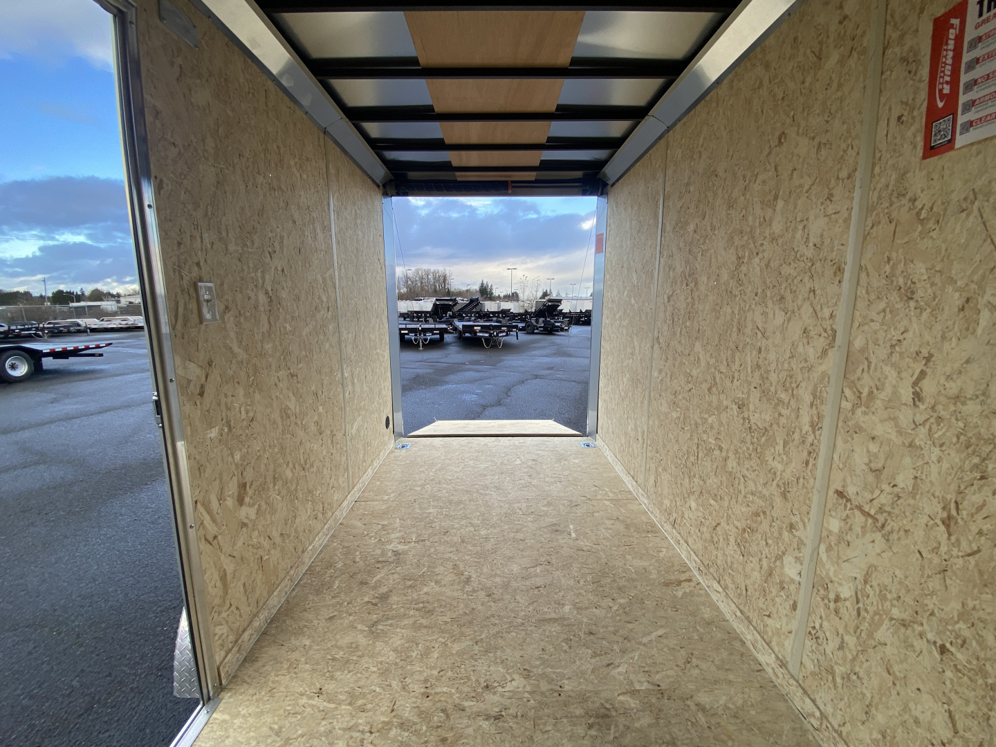 New 2026 Formula Traverse 6x12 Enclosed Trailer +6" Height 7K GVWR