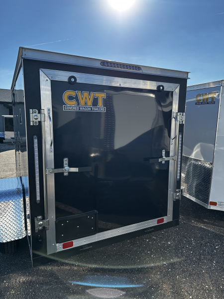 New 2026 Covered Wagon Trailers 5X8 SA WITH RAMP DOOR Cargo / Enclosed Trailer