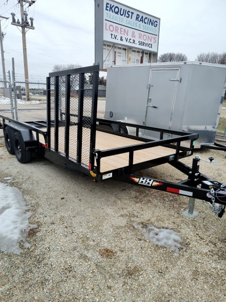 New 2026 H&H Trailers H8218HTRS-100 Equipment Trailer