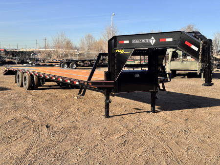 New 2026 Diamond T 8.5-36 Tandem Dual Gooseneck Deckover 24K GVWR