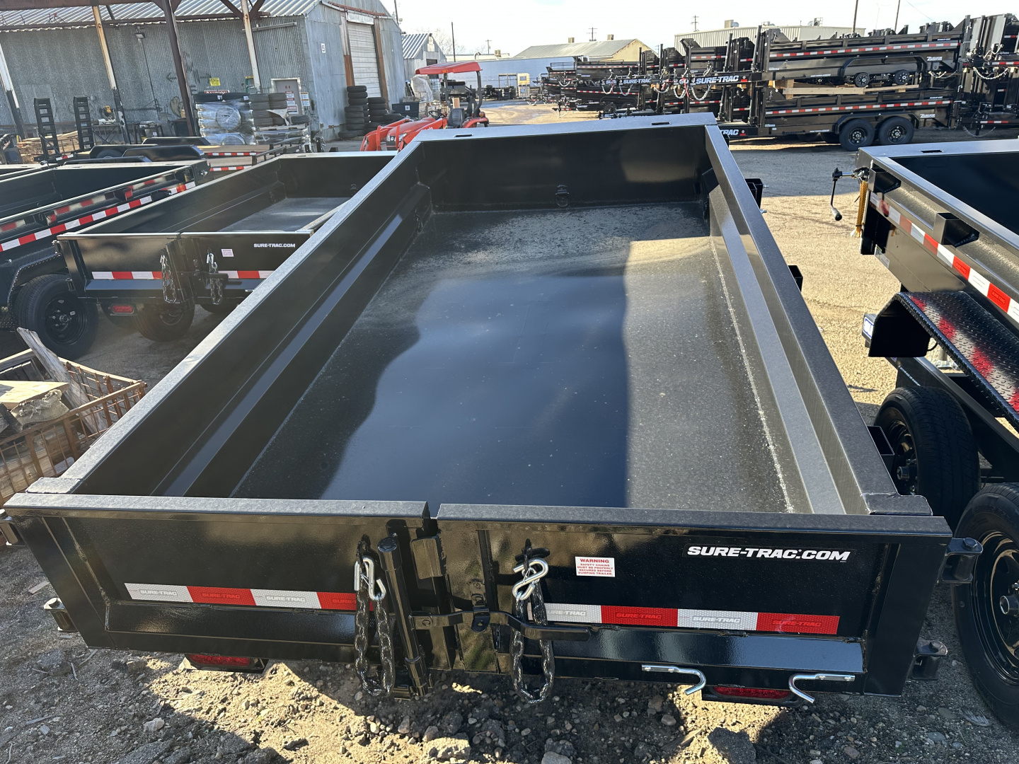 New 2025 Sure-Trac 6X12 10K SD LP SICS Dump Trailer