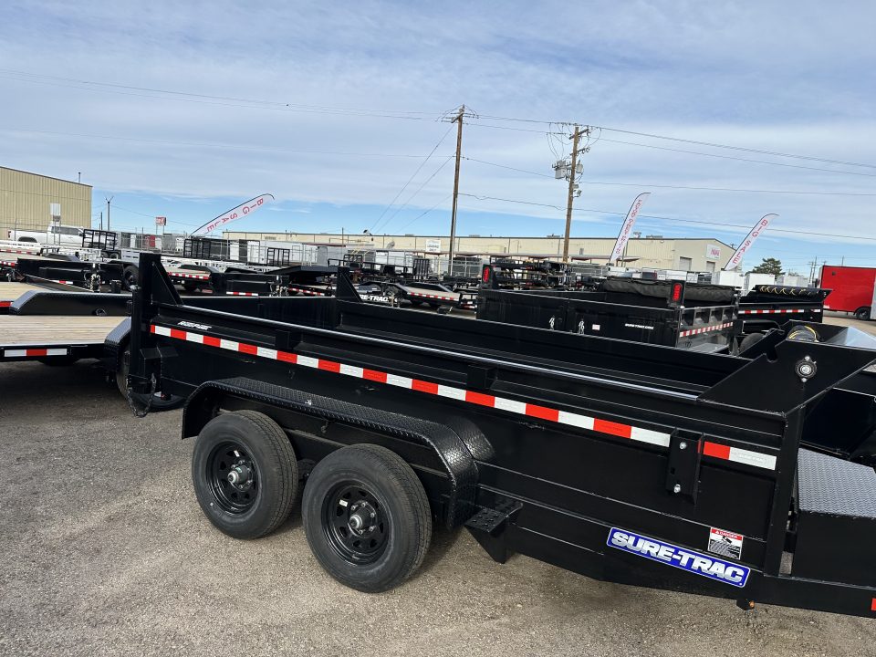 New 2025 Sure-Trac 6X12 10K SD LP SICS Dump Trailer