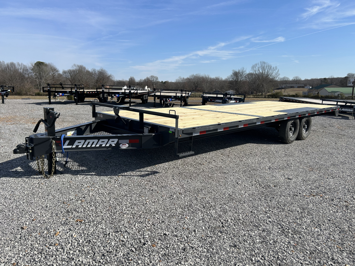New 2026 Lamar 102" x 24' 14k Flatbed Trailer
