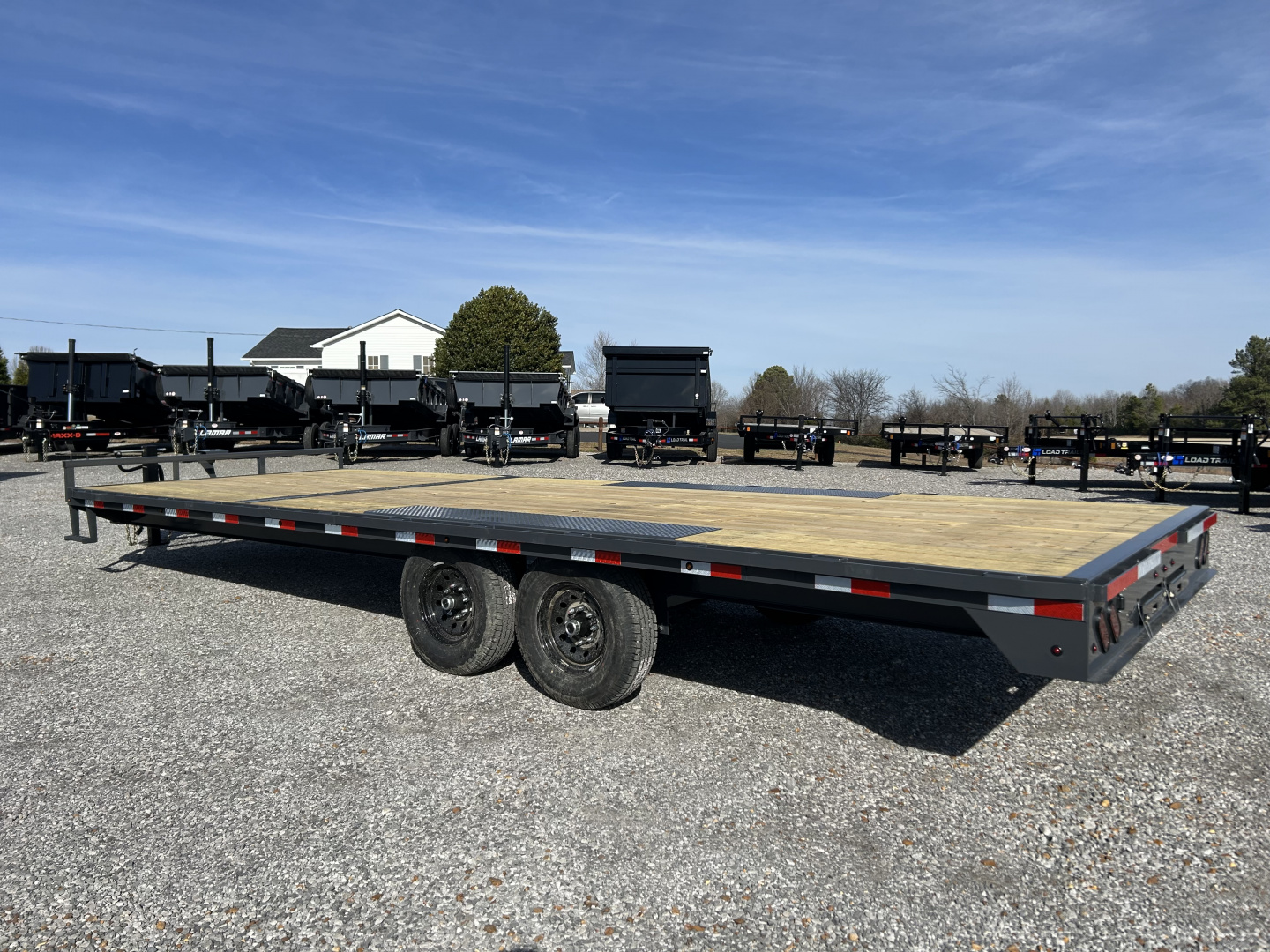 New 2026 Lamar 102" x 24' 14k Flatbed Trailer