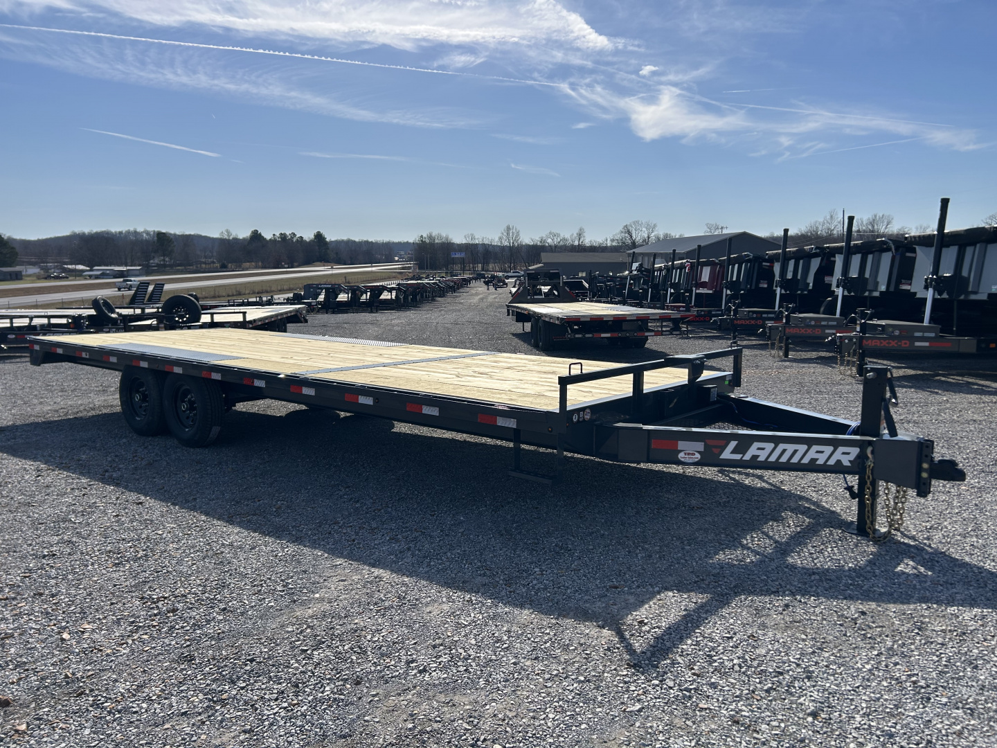 New 2026 Lamar 102" x 24' 14k Flatbed Trailer