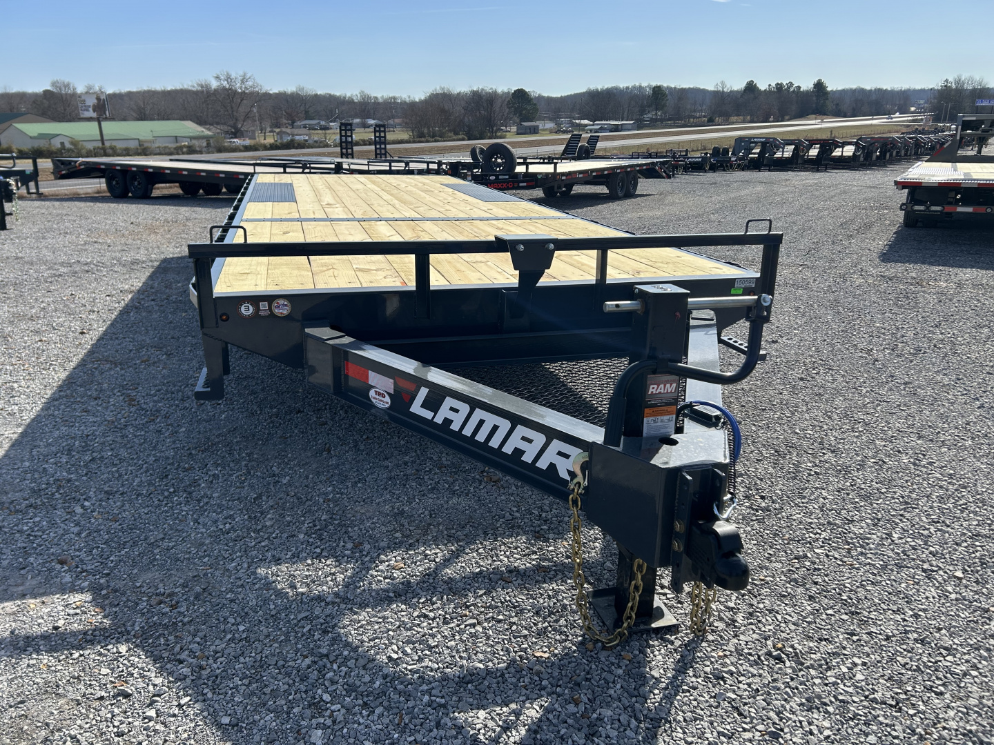 New 2026 Lamar 102" x 24' 14k Flatbed Trailer