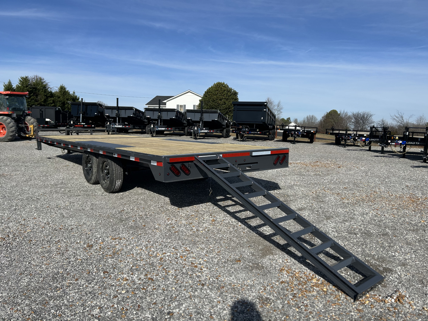 New 2026 Lamar 102" x 24' 14k Flatbed Trailer