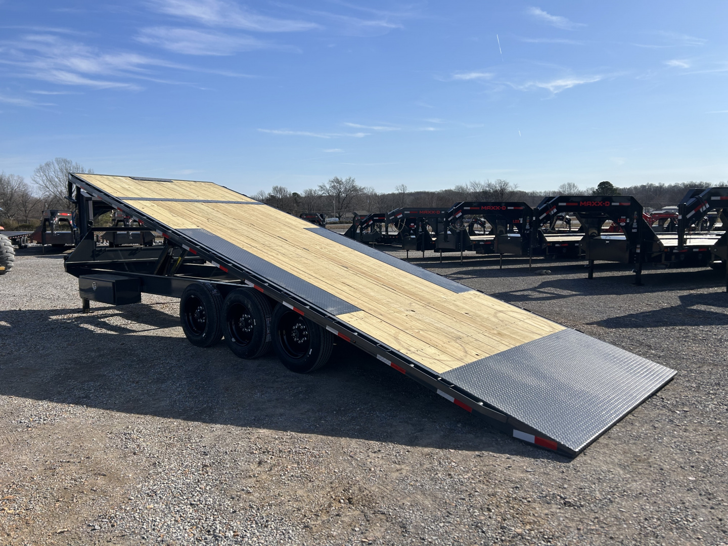 New 2026 Lamar Deckover Tilt Trailer | 102" x 26' 21K GVWR