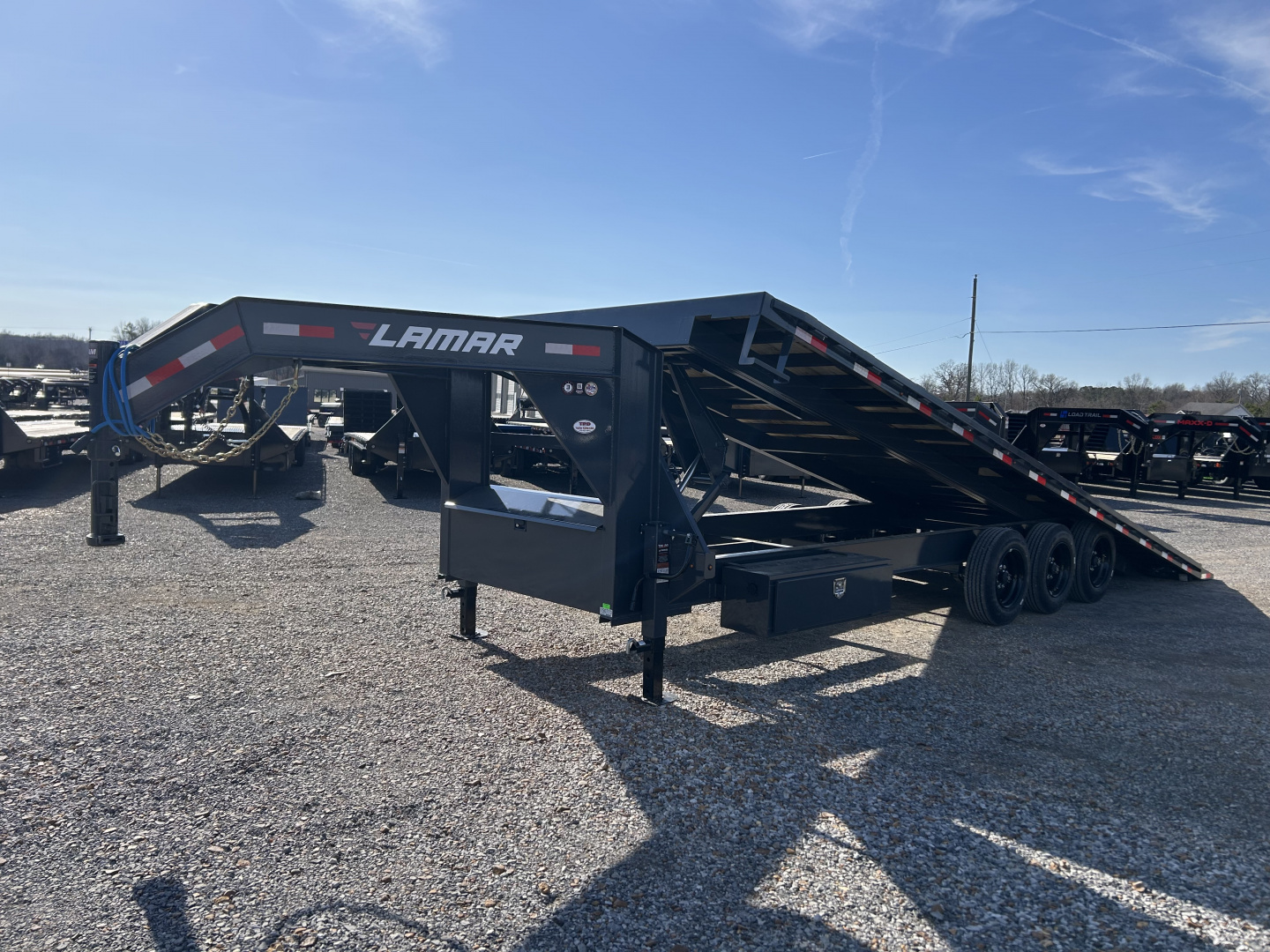 New 2026 Lamar Deckover Tilt Trailer | 102" x 26' 21K GVWR