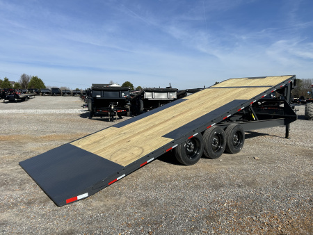 New 2026 Lamar Deckover Tilt Trailer | 102" x 26' 21K GVWR