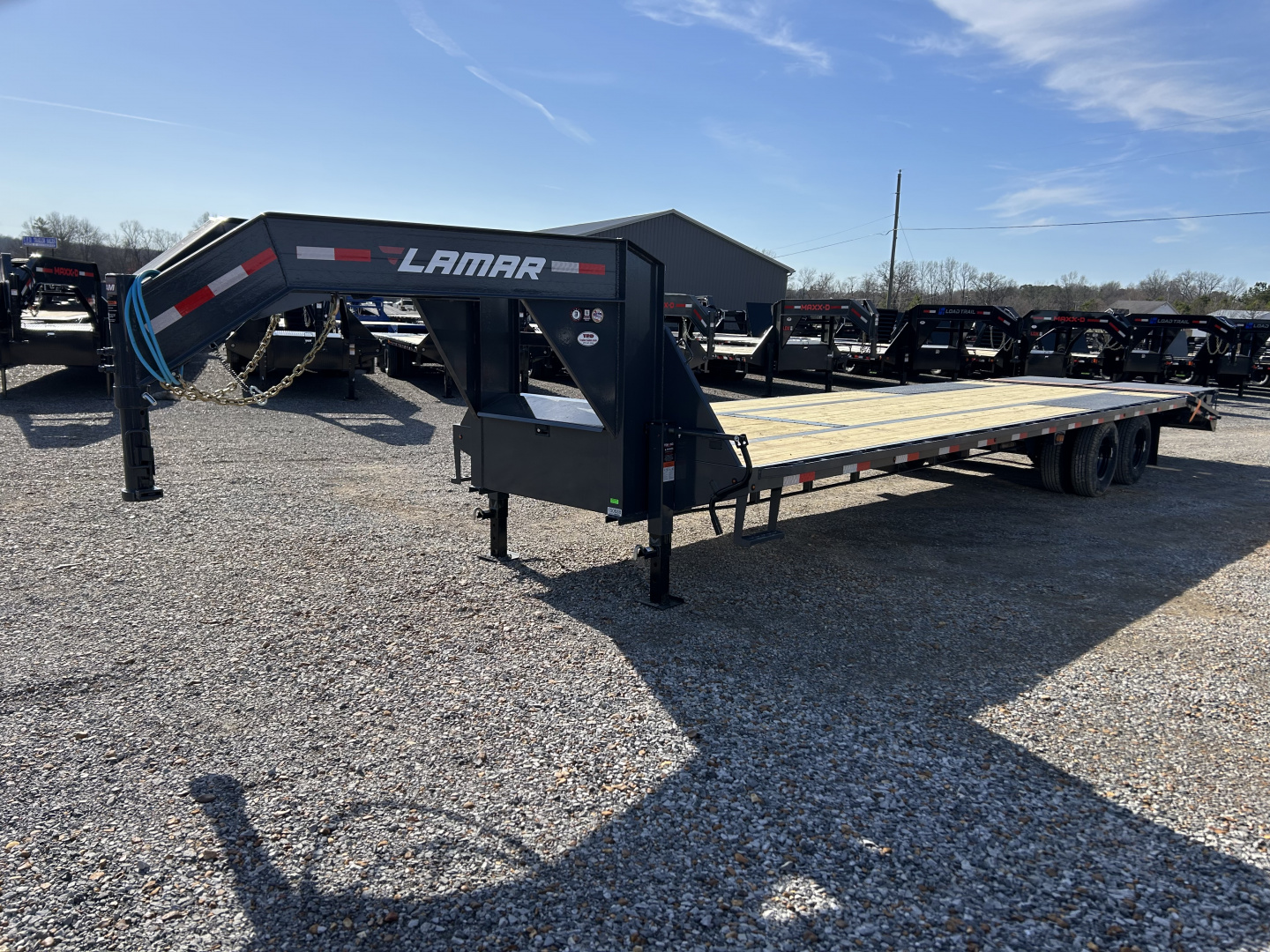 New 2026 Lamar Gooseneck Trailer | 102" x 32' | 22K GVWR