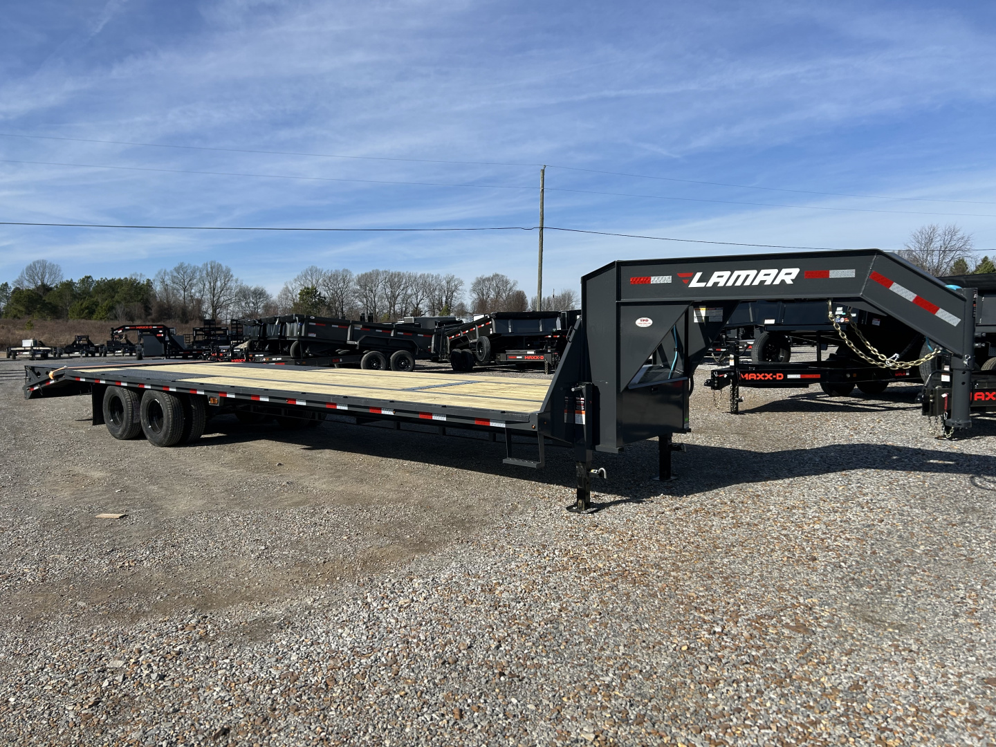New 2026 Lamar Gooseneck Trailer | 102" x 32' | 22K GVWR