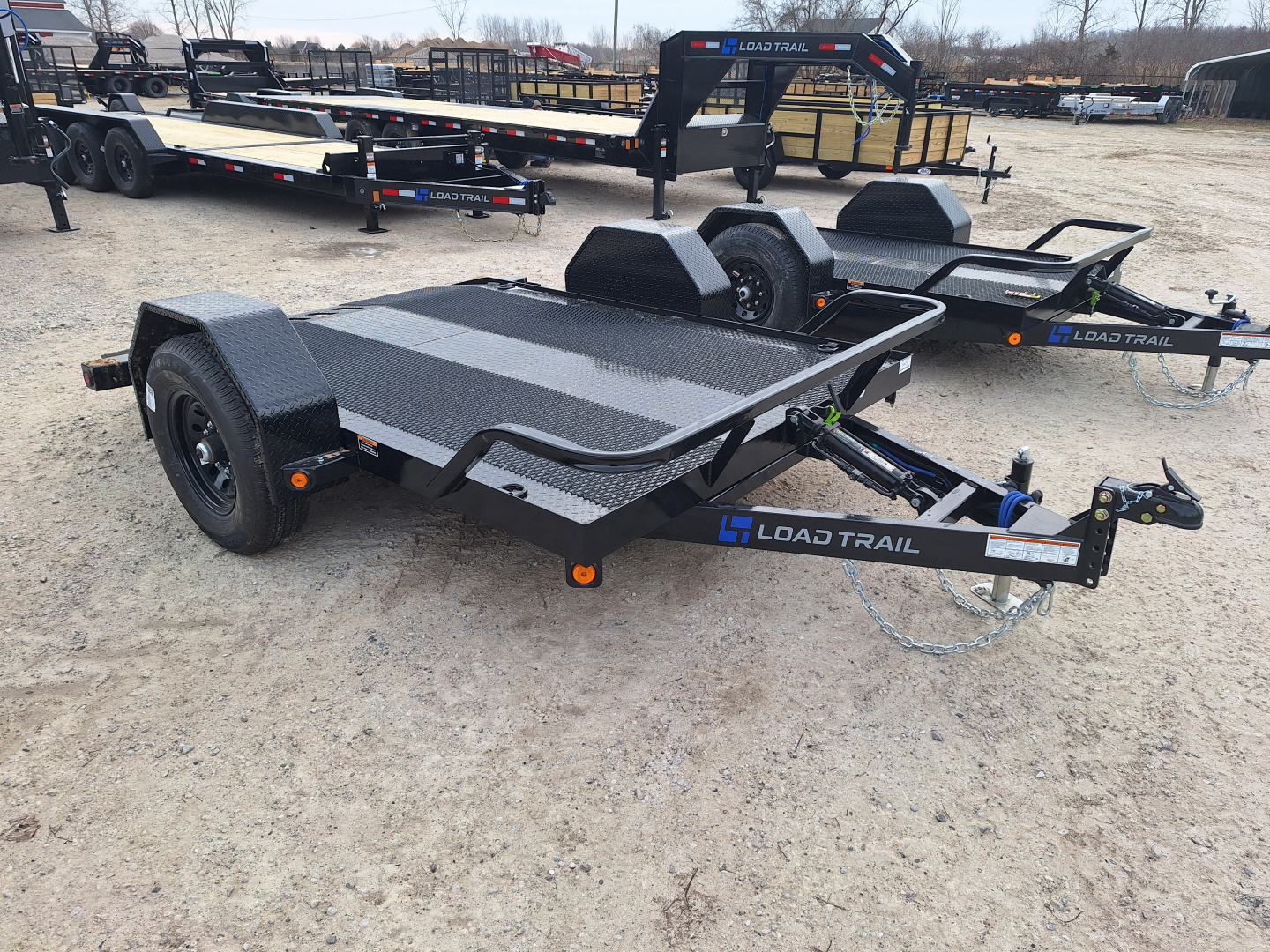 New 2026 Load Trail 77x10 Scissor Hauler Tilt Trailer