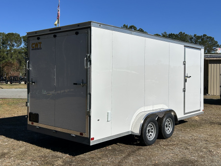 New 2026 Covered Wagon Trailers 7x18 Covered Wagon Gold Series POLYCORE