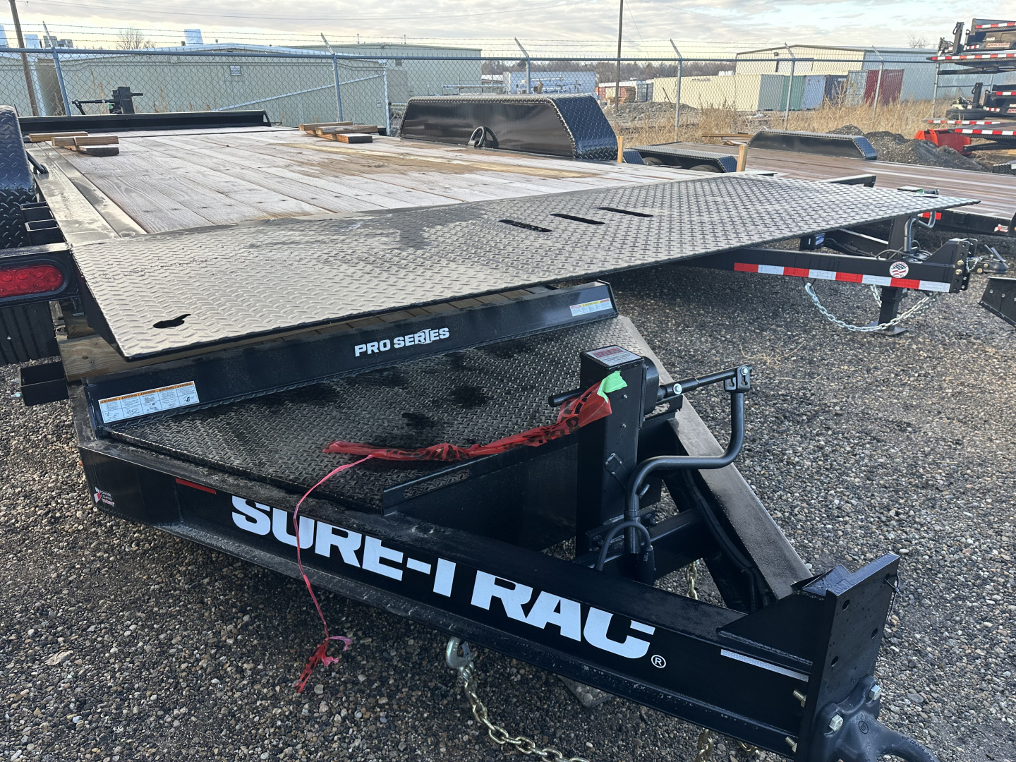 New 2025 Sure-Trac 7X18+4 17.6K Pro Ser Tilt Trailer