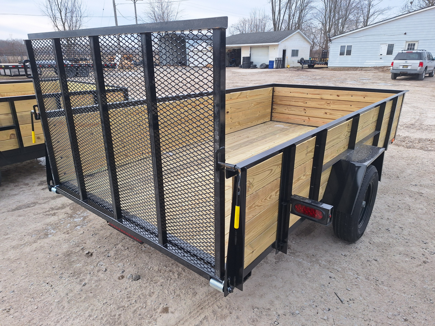 New 2026 AMO 76x12 High Woodside Utility Trailer