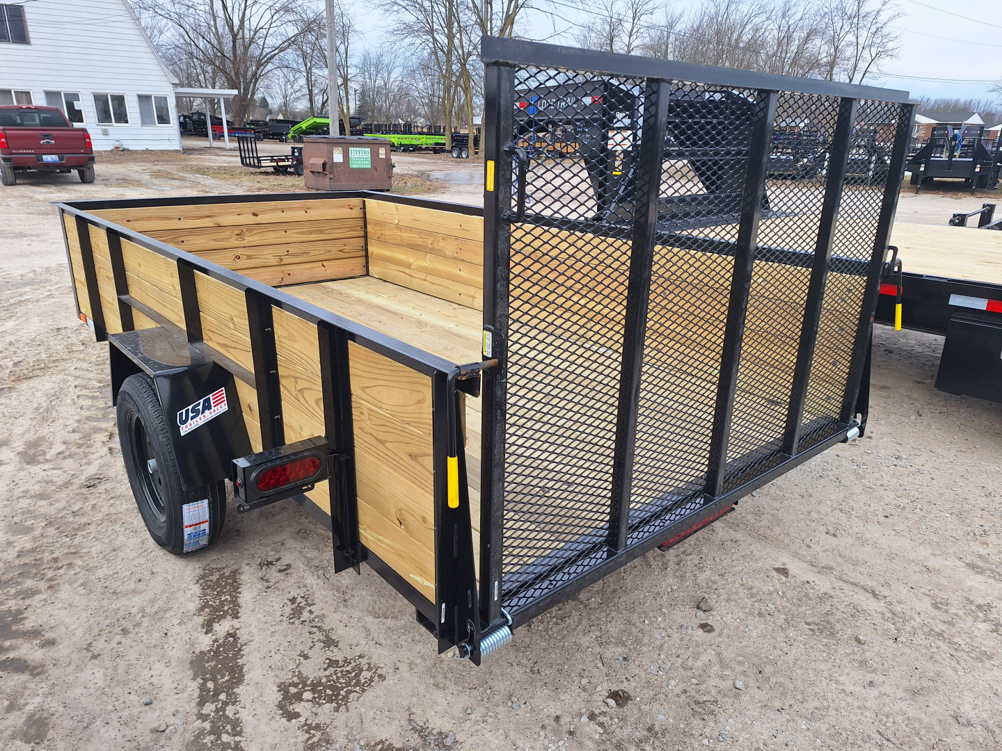 New 2026 AMO 76x12 High Woodside Utility Trailer