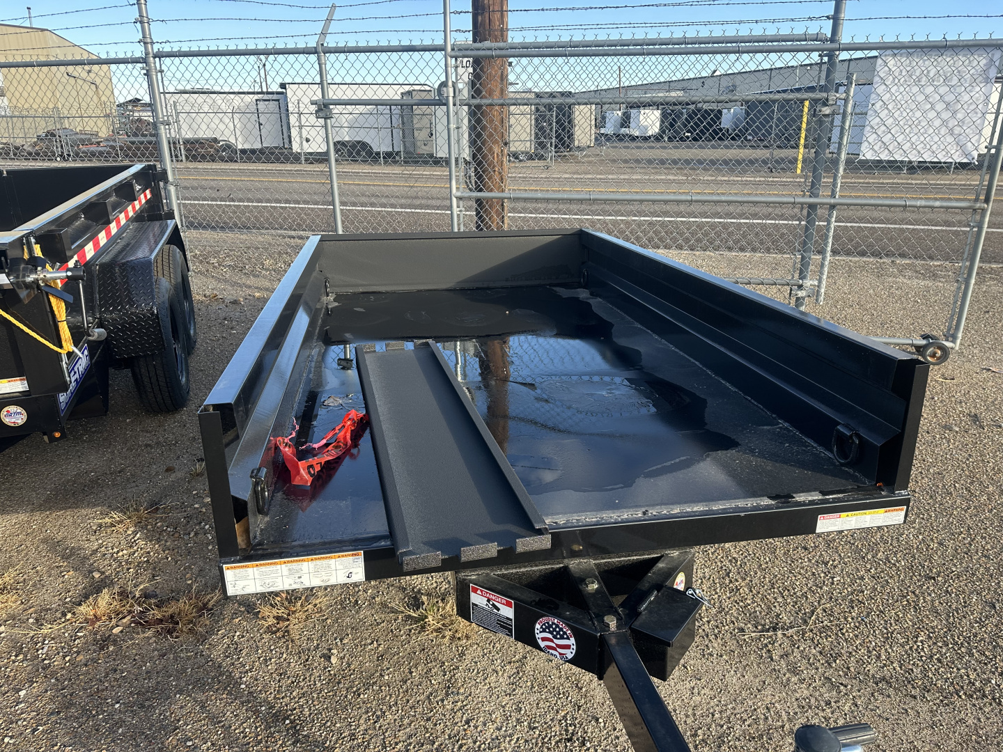 New 2024 Sure-Trac 4.5X8 3K UTILITY Dump Trailer