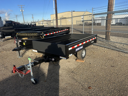 New 2024 Sure-Trac 4.5X8 3K UTILITY Dump Trailer