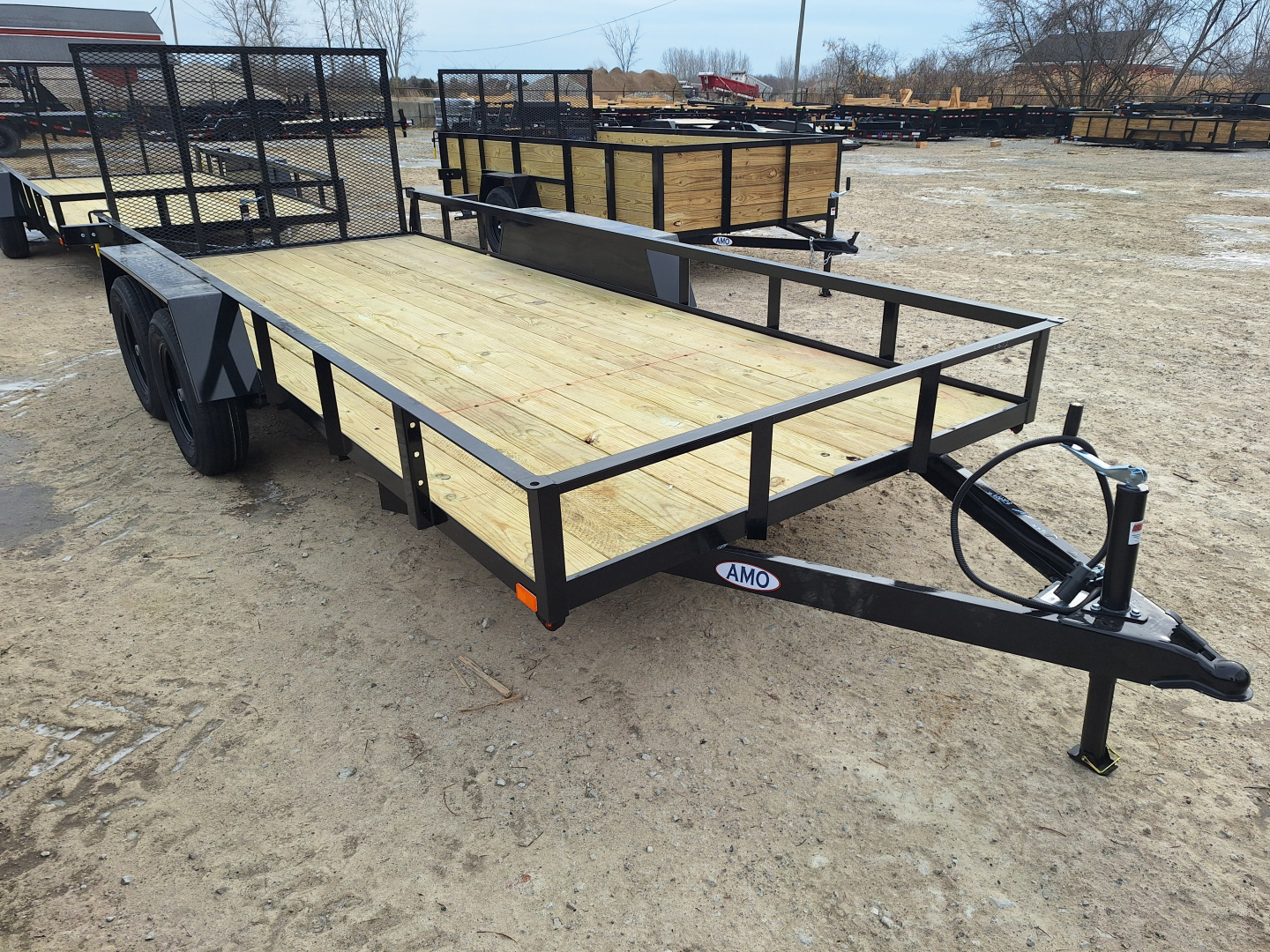 New 2026 AMO 76x16' Lowside Landscape Trailer