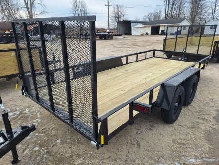 New 2026 AMO 76x16' Lowside Landscape Trailer