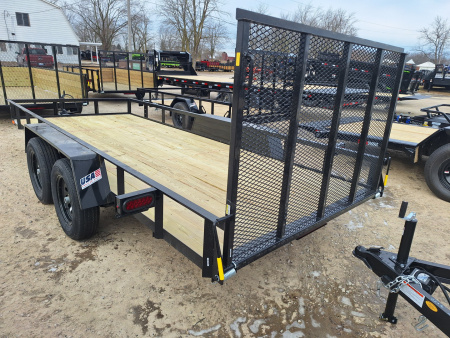 New 2026 AMO 76x16' Lowside Landscape Trailer