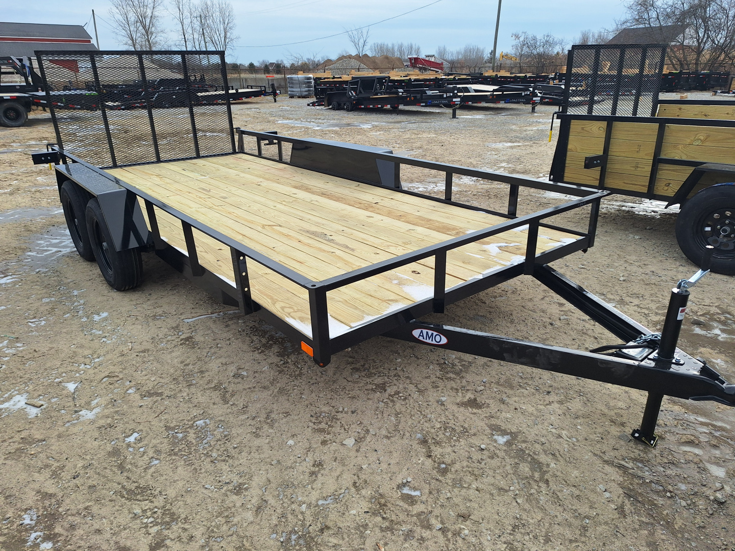 New 2026 AMO 82x16' Lowside Landscape Trailer
