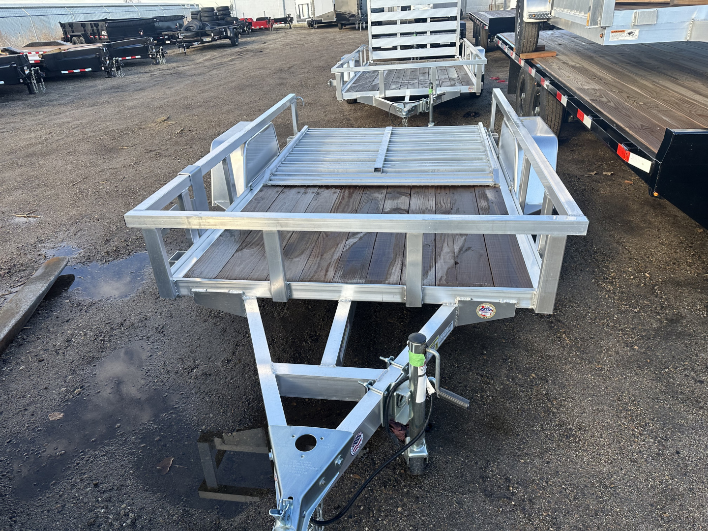 New 2026 Sure-Trac 6X10 3K ALUM TUBE TOP Utility Trailer