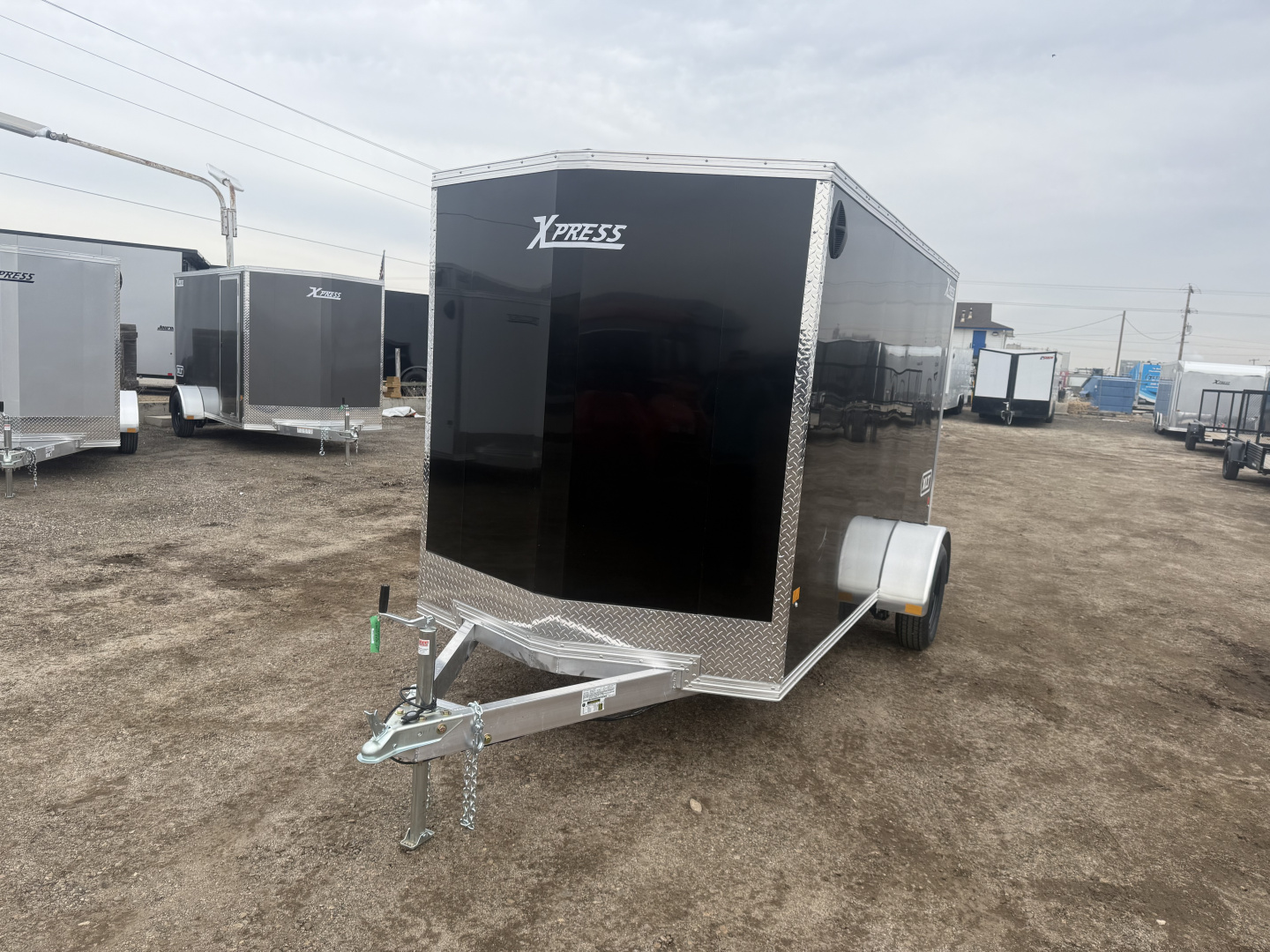 New 2026 ALCOM 6X12 3K XLTP 76" Cargo / Enclosed Trailer