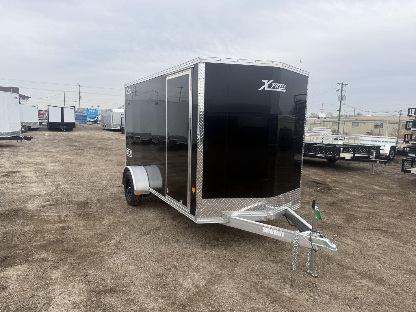 New 2026 ALCOM 6X12 3K XLTP 76" Cargo / Enclosed Trailer