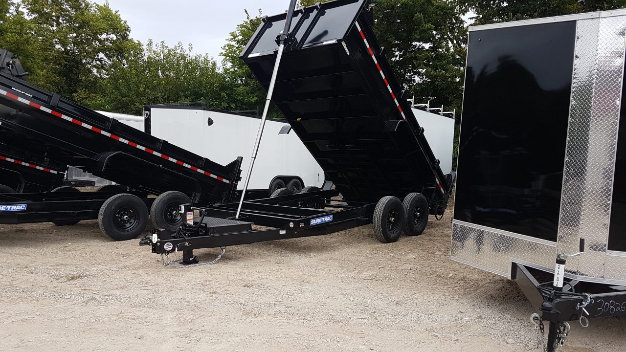 New 2027 Sure-Trac 82x14 Telescopic Dump Trailer