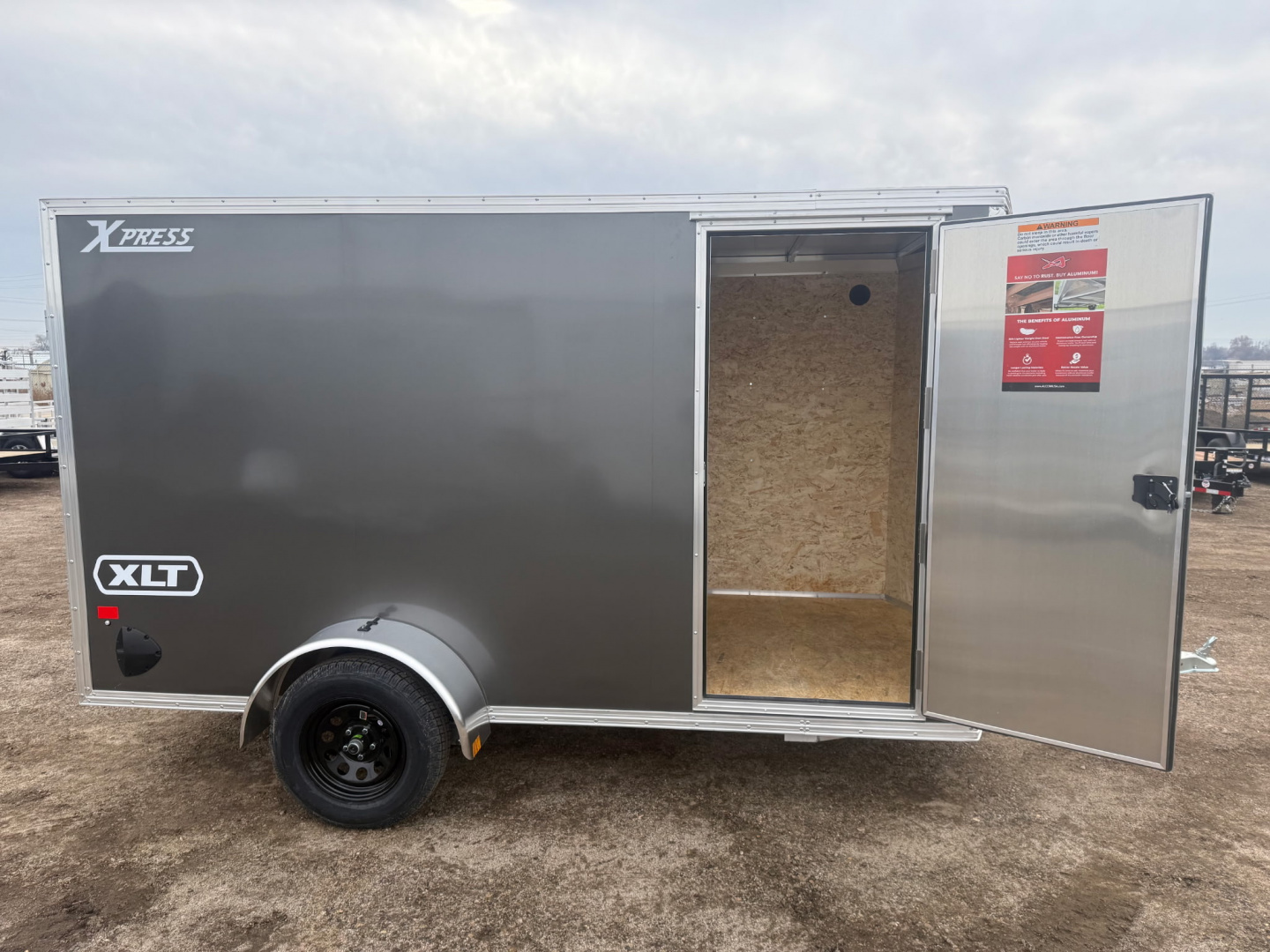 New 2026 ALCOM 6X12 3K XLTP 76" Cargo / Enclosed Trailer